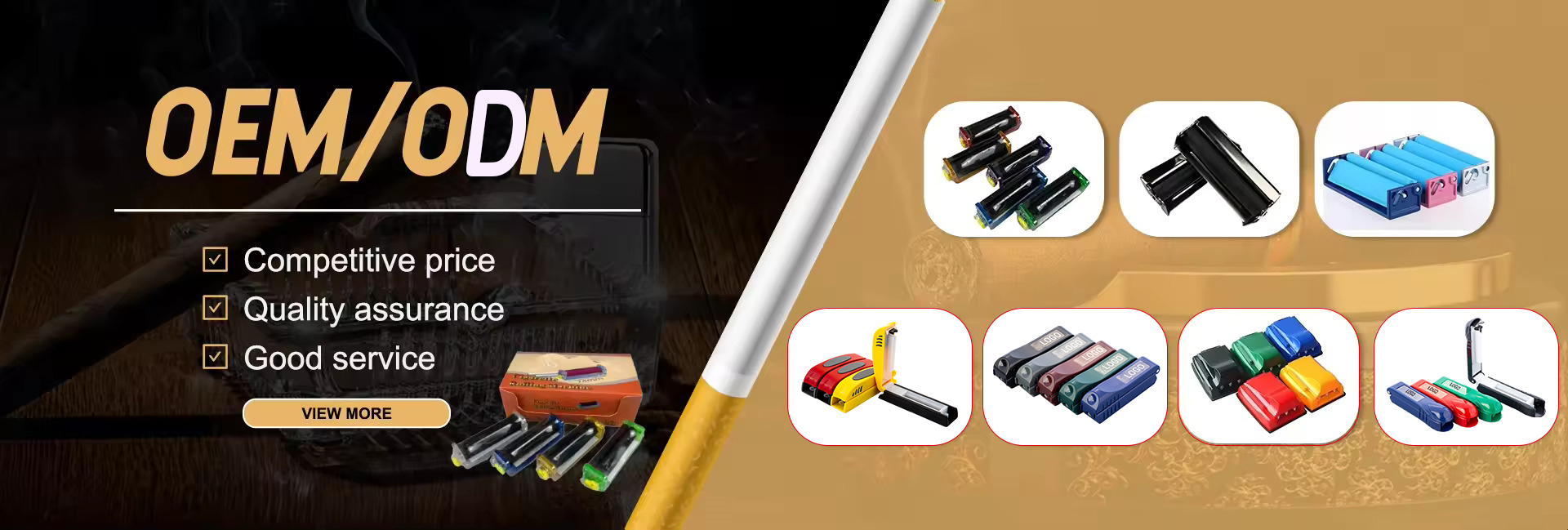 Factory Sale Unique Design New Invented Cigarette Rolling Machine Cigarette Filter Tube Machine Tobacco Roller  